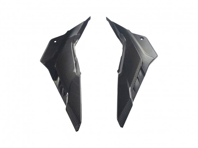 Noir Fibre de Carbone Rouge Carénage Moto Honda CBR500R 2016-2018