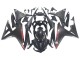 Noir Fibre de Carbone Rouge Carénage Moto Honda CBR500R 2016-2018