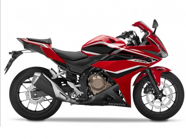 Rouge Noir Carénage Moto Honda CBR500R 2016-2018