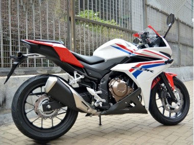 Blanc Rouge Bleu Noir Mat Carénage Moto Honda CBR500R 2016-2018 Pas Chère