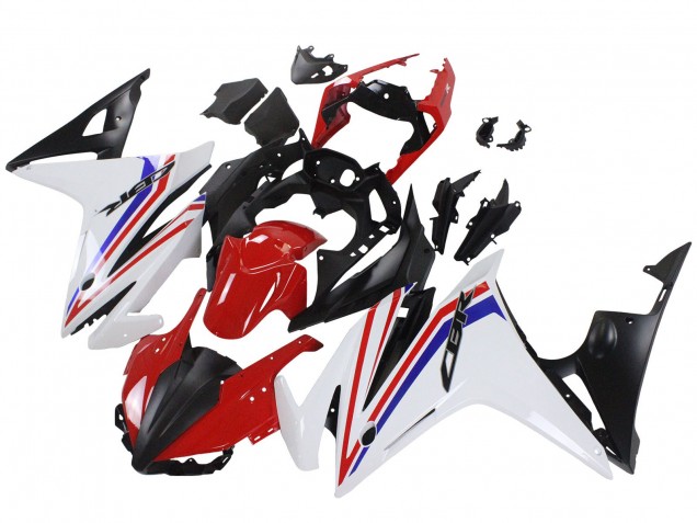 Blanc Rouge Bleu Noir Mat Carénage Moto Honda CBR500R 2016-2018