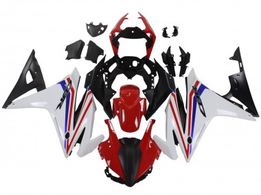 Blanc Rouge Bleu Noir Mat Carénage Moto Honda CBR500R 2016-2018 Pas Chère