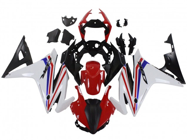 Blanc Rouge Bleu Noir Mat Carénage Moto Honda CBR500R 2016-2018