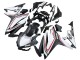 Blanc Rouge Noir Mat Carénage Moto Honda CBR500R 2016-2018