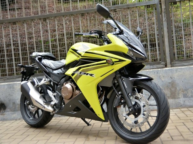 Jaune Carénage Moto Honda CBR500R 2016-2018