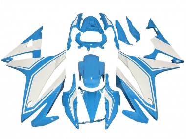 Bleu Clair Blanc Carénage Moto Honda CBR500R 2016-2018 Pas Chère
