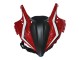 Rouge Blanc Noir Mat Carénage Moto Honda CBR500R 2016-2018