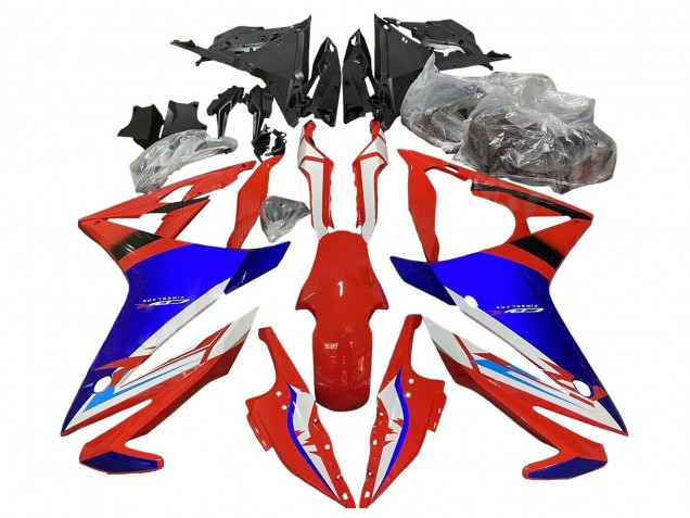 Blanc Rouge Bleu Carénage Moto Honda CBR500R 2016-2018