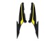 Noir Mat Jaune Carénage Moto Honda CBR500R 2022-2023