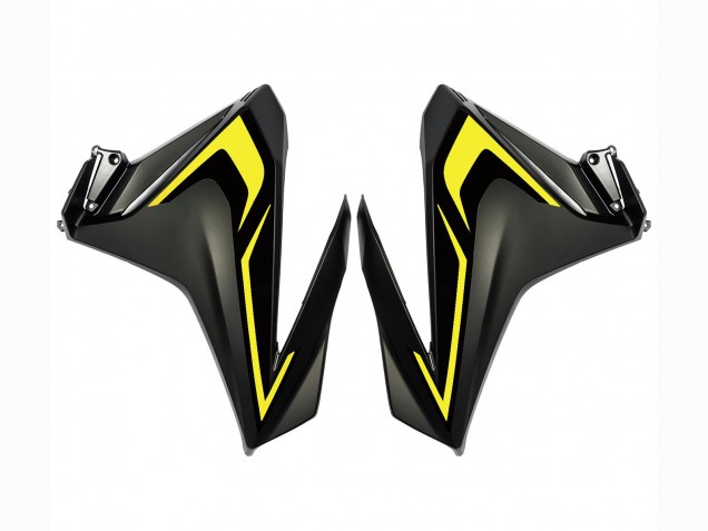 Noir Mat Jaune Carénage Moto Honda CBR500R 2022-2023