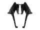 Noir Mat Jaune Carénage Moto Honda CBR500R 2022-2023