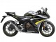 Argent Jaune Noir Brillant Carénage Moto Honda CBR500R 2022-2023