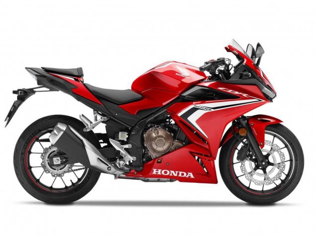 Rouge Blanc Noir Carénage Moto Honda CBR500R 2022-2023