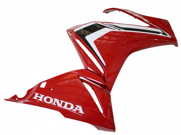 Rouge Blanc Noir Carénage Moto Honda CBR500R 2022-2023
