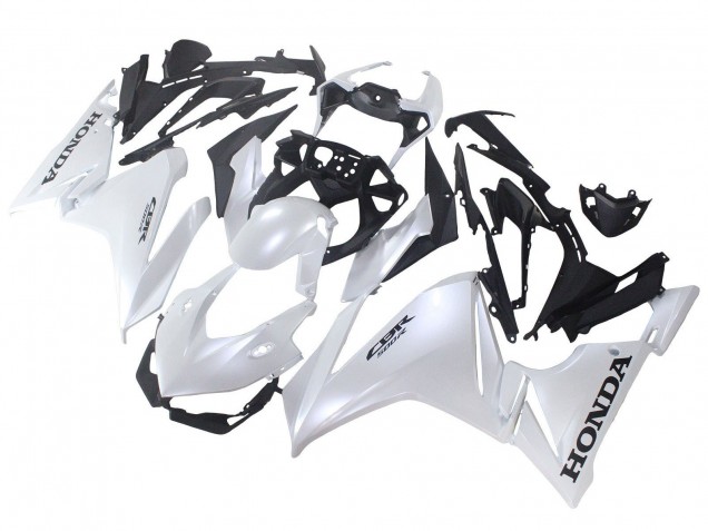 Blanc Perle Carénage Moto Honda CBR500R 2022-2023