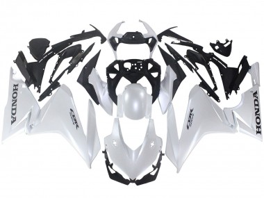Blanc Perle Carénage Moto Honda CBR500R 2022-2023 Pas Chère