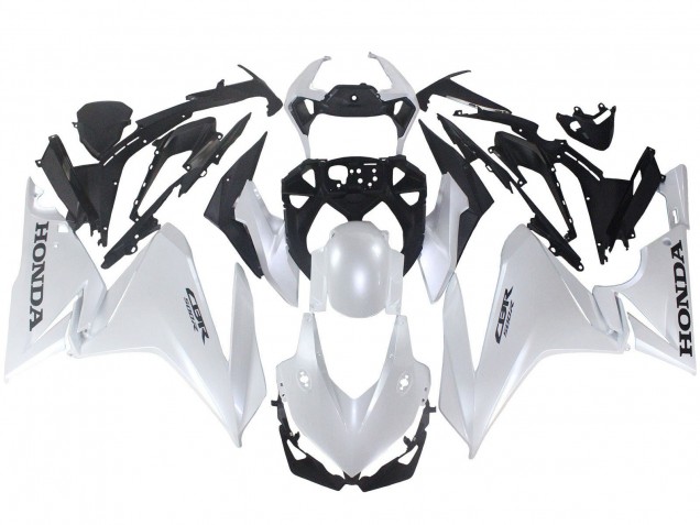 Blanc Perle Carénage Moto Honda CBR500R 2022-2023