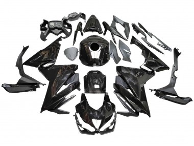 Noir Brillant Carénage Moto Honda CBR500R 2022-2023 Pas Chère