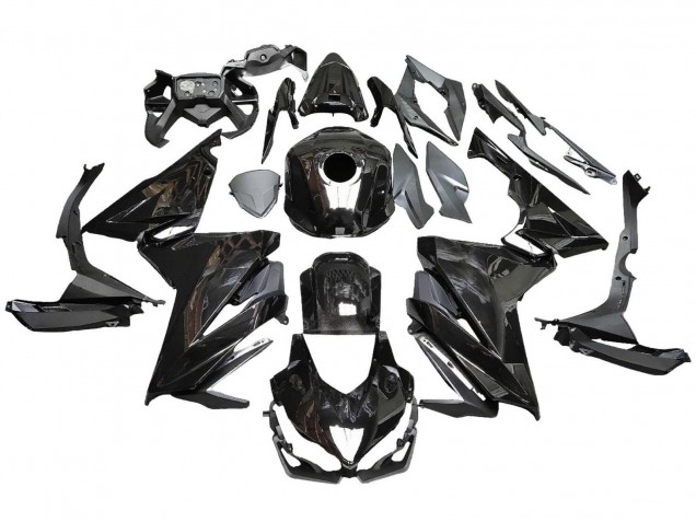 Noir Brillant Carénage Moto Honda CBR500R 2022-2023