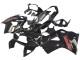 Noir Brillant Rouge Décalque Carénage Moto Honda VFR 800 1998-2001