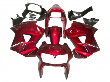 Rouge Carénage Moto Honda VFR 800 1998-2001 Pas Chère