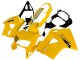 Jaune Carénage Moto Honda VFR 800 1998-2001
