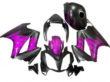 Violet Noir Mat Carénage Moto Honda VFR 800 2002-2013 Pas Chère