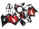 Noir Brillant Rouge Carénage Moto Honda VFR 800 2002-2013