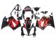 Noir Brillant Rouge Carénage Moto Honda VFR 800 2002-2013