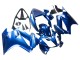 Bleu Carénages Moto Honda VFR 800 2002-2013