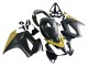 Jaune Noir Mat Carénage Moto Honda VFR 800 2002-2013
