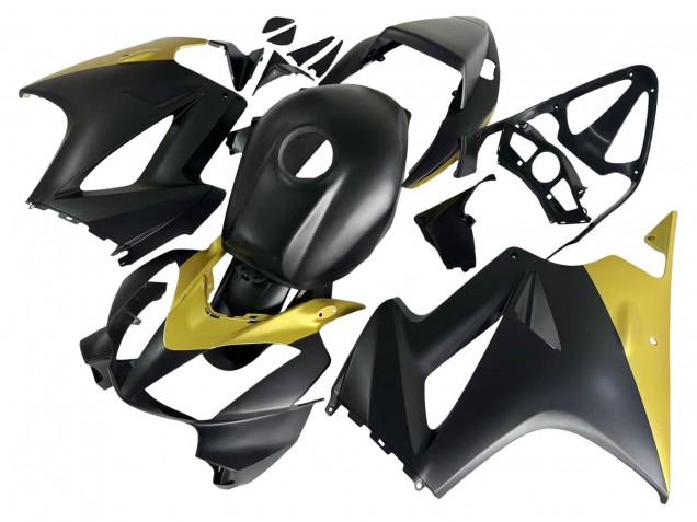 Jaune Noir Mat Carénage Moto Honda VFR 800 2002-2013