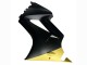Jaune Noir Mat Carénage Moto Honda VFR 800 2002-2013