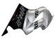 Argent Noir Brillant Repsol Carénage Moto Honda VFR 800 2002-2013