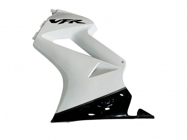 Blanc Perle Noir Brillant Décalque Carénage Moto Honda VFR 800 2002-2013