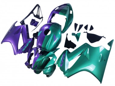 Violet Vert Carénage Moto Honda VFR 800 2002-2013 Pas Chère