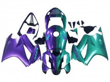 Violet Vert Carénage Moto Honda VFR 800 2002-2013 Pas Chère