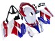 Blanc Rouge Bleu Motul Carénage Moto Honda VFR 800 2002-2013