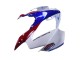 Blanc Rouge Bleu Motul Carénage Moto Honda VFR 800 2002-2013