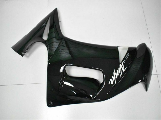 Noir Brillant Blanc Carénage Moto Kawasaki EX650 2006-2008