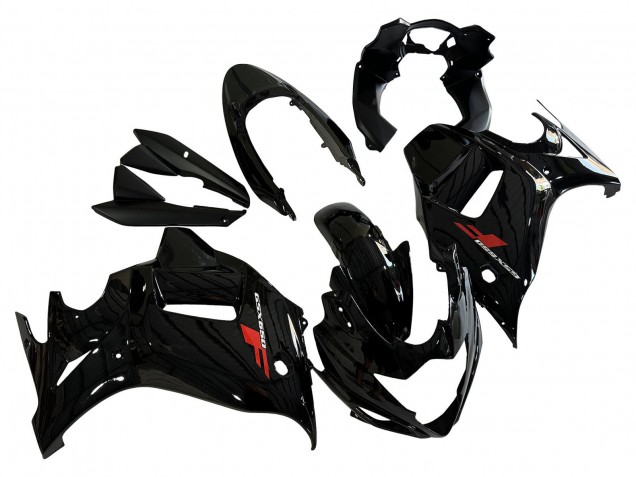 Noir Brillant Carénage Moto Suzuki GSX650F 2008-2013