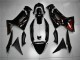 Noir Brillant Rouge Flamme Carénage Moto Kawasaki EX650 2006-2008