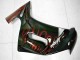 Noir Brillant Rouge Flamme Carénage Moto Kawasaki EX650 2006-2008