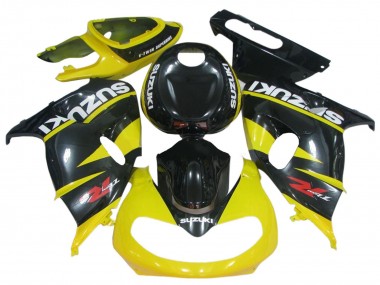 Noir Brillant Jaune Carénage Moto Suzuki TL1000R 1998-2003 Pas Chère