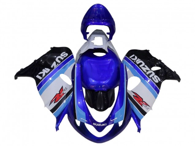 Bleu Blanc Noir Rouge Carénage Moto Suzuki TL1000R 1998-2003