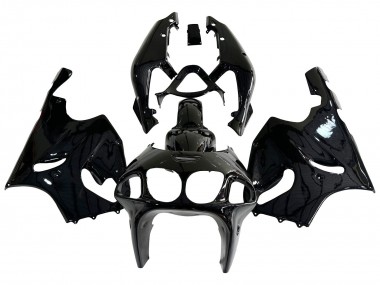 Noir Brillant Carénages Moto Kawasaki ZX7R 1996-2003 Pas Chère