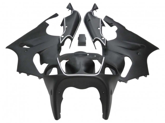 Noir Mat Carénage Moto Kawasaki ZX7R 1996-2003