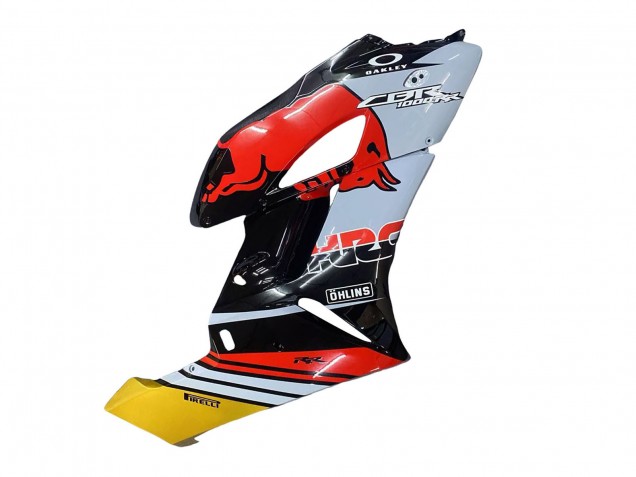 Jaune Rouge Blanc Glossy Red Bull Repsol HRC Carénage Moto Honda CBR1000RR 2004-2005