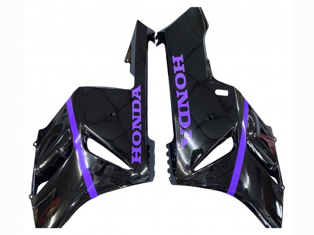 Noir Brillant Violet Bande Carénage Moto Honda CBR1000RR 2004-2005