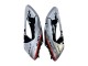 Argent Noir Brillant Rouge Bande Carénage Moto Honda CBR1000RR 2004-2005